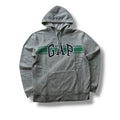Hoodie GAP com Logótipo e Faixa – Cinzento Mesclado (Tam. M)