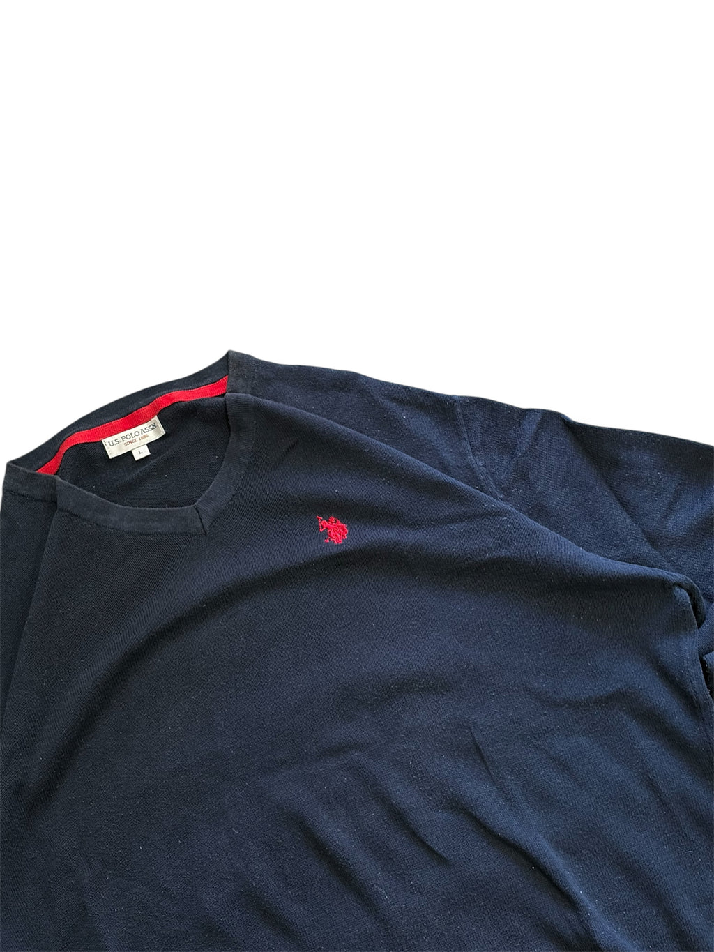 U.S. POLO ASSN. CLASSIC NAVY V-NECK