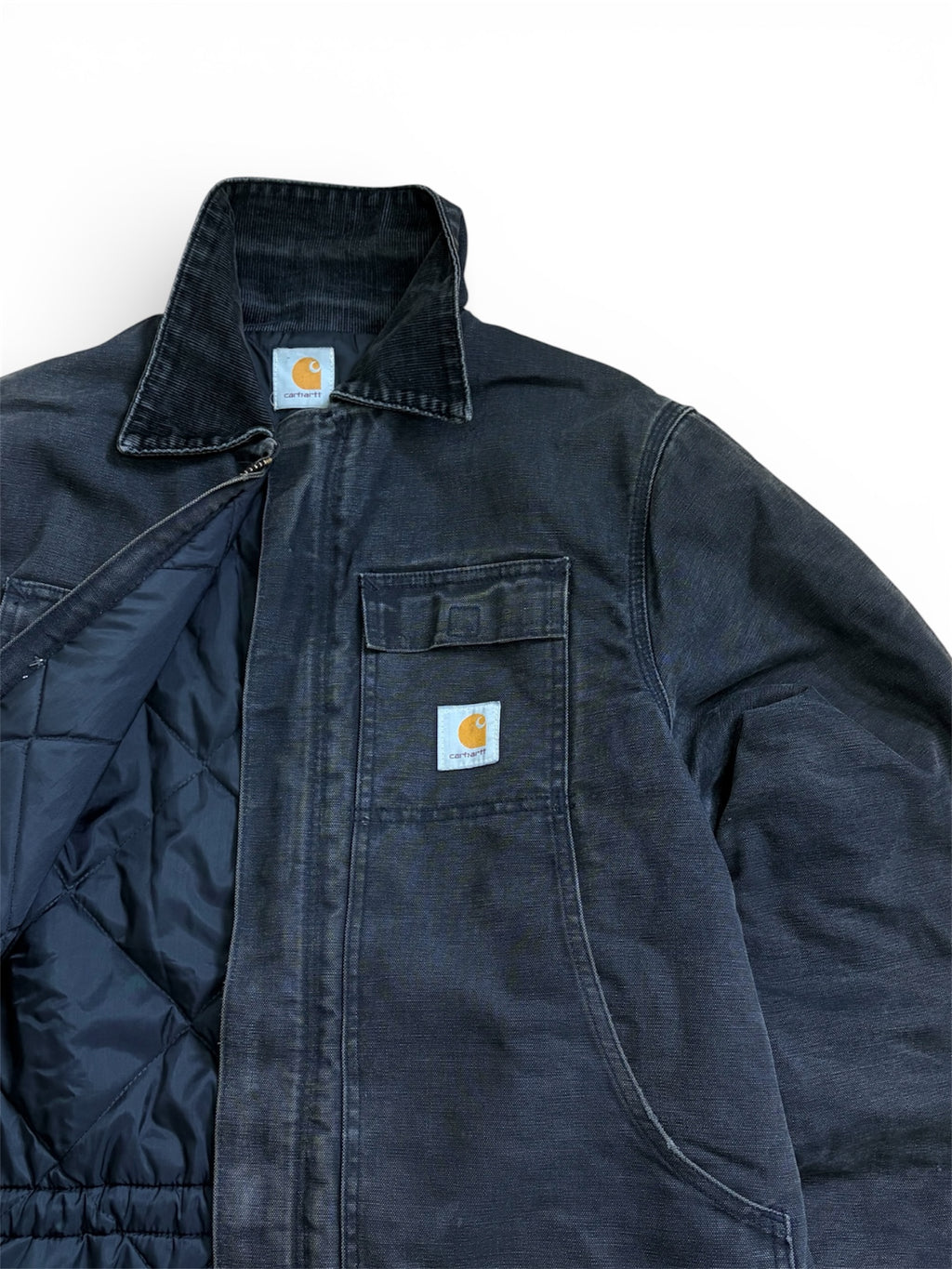 VINTAGE CARHARTT QUILT-LINED WORK JACKET