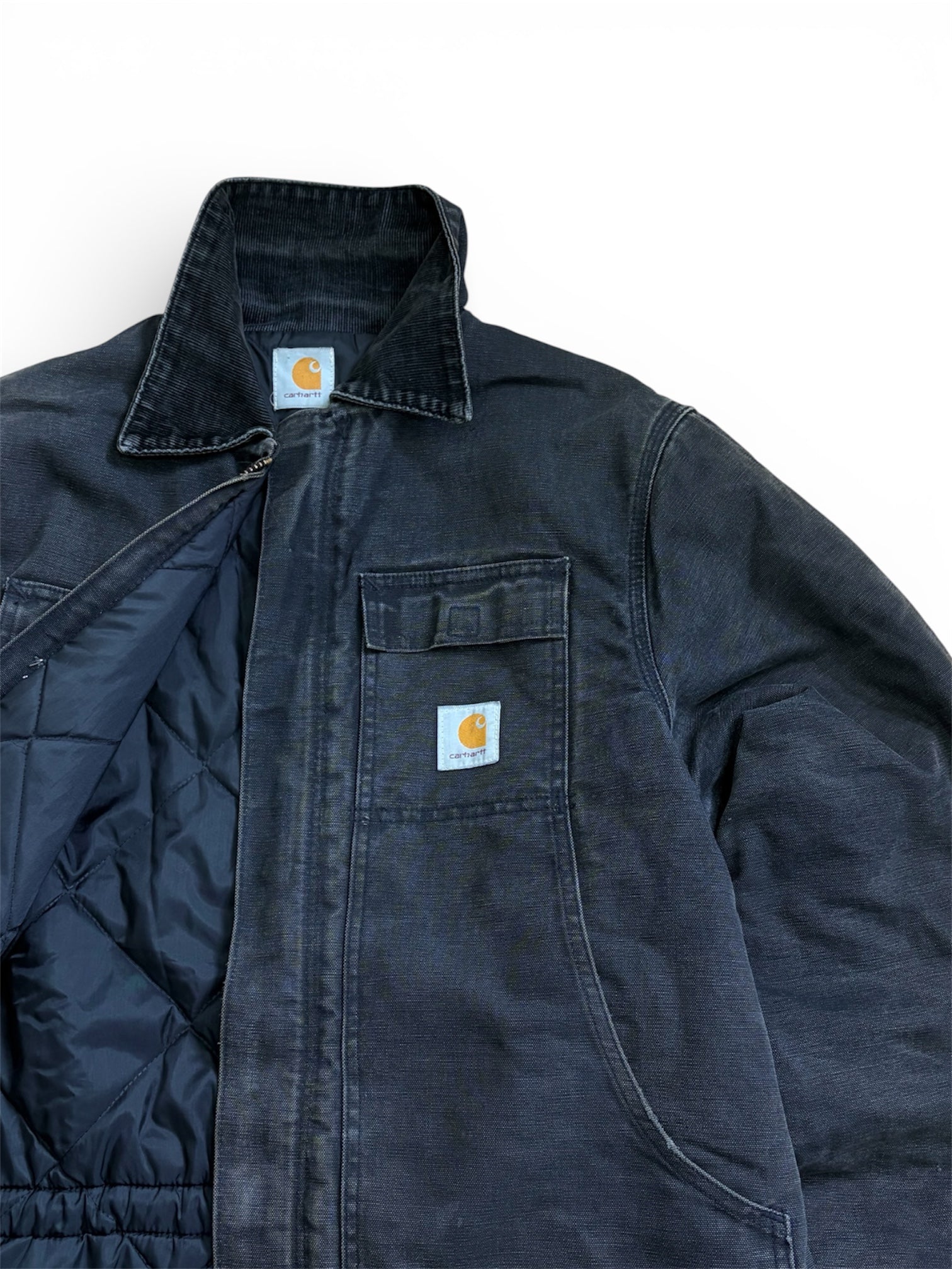 VINTAGE CARHARTT QUILT-LINED WORK JACKET