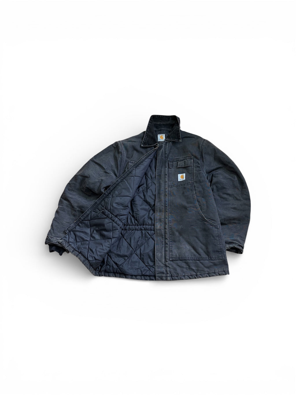 VINTAGE CARHARTT QUILT-LINED WORK JACKET