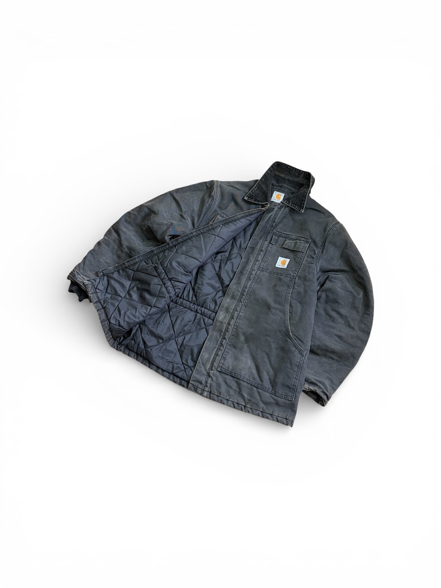 VINTAGE CARHARTT QUILT-LINED WORK JACKET