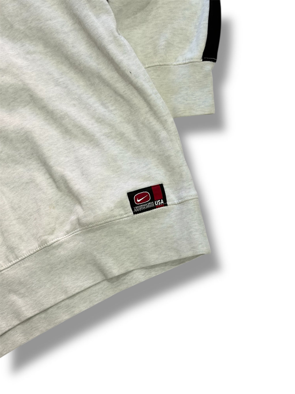 Hoodie Vintage Nike Air – Cinzento Oatmeal (Tam. M)